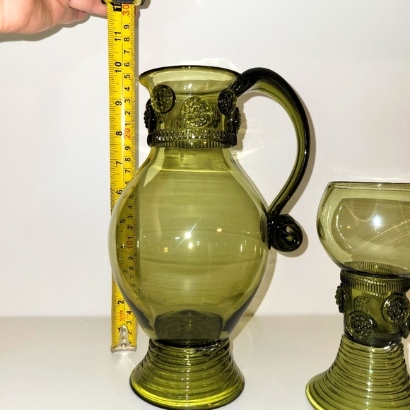 ROEMER Pitcher and 2 Goblets